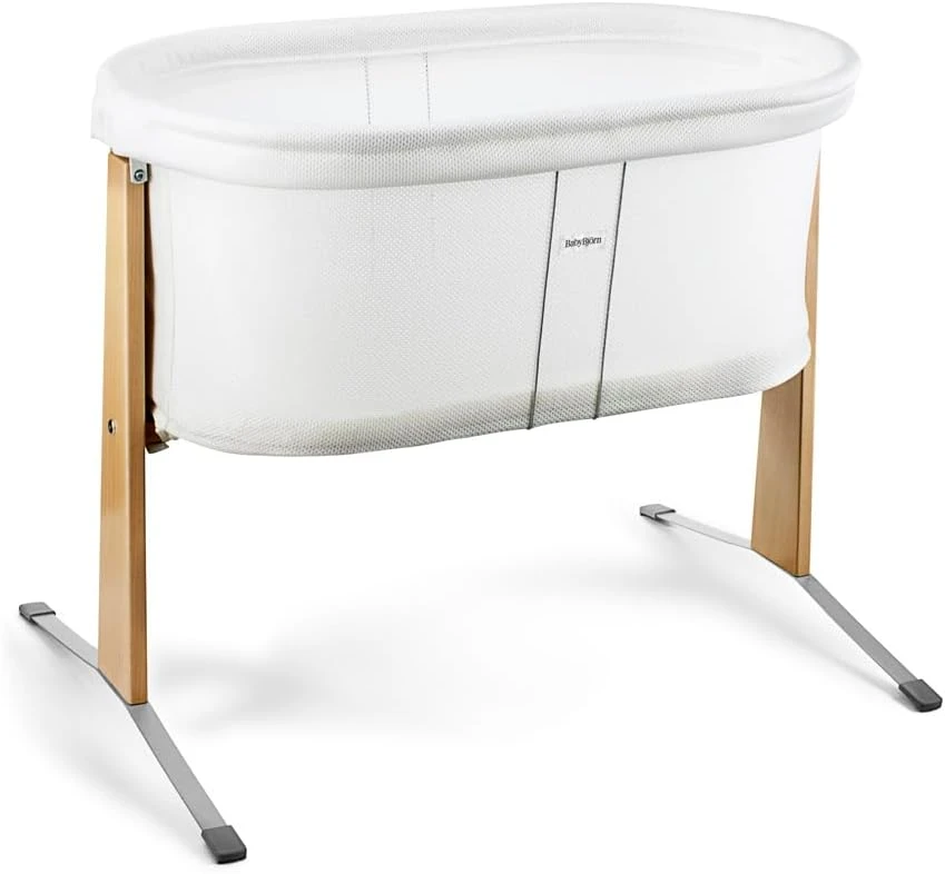 BabyBjorn Baby Bassinet Cradle Breathable Mesh White - BJ041121