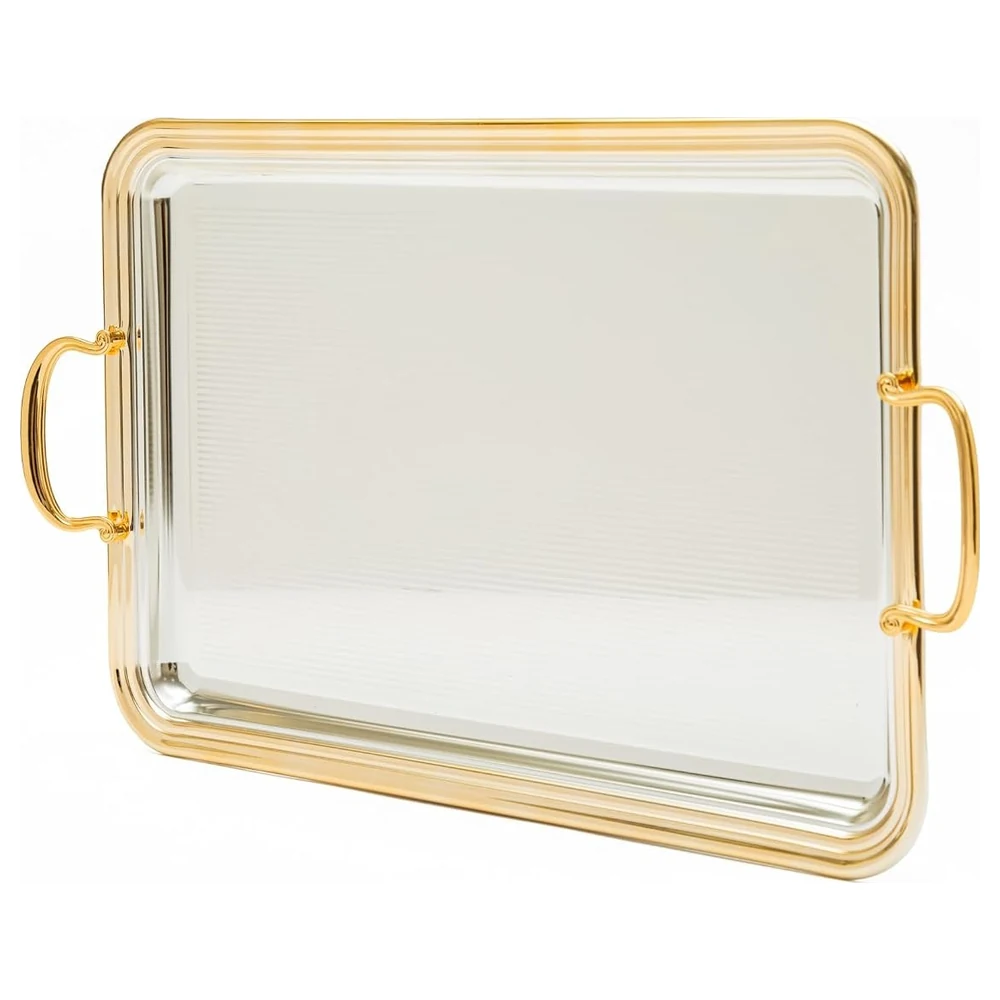 Zolten Silver Plated Rectangular Serving Tray, 34.5 cm - ZL2013917 - Image 2