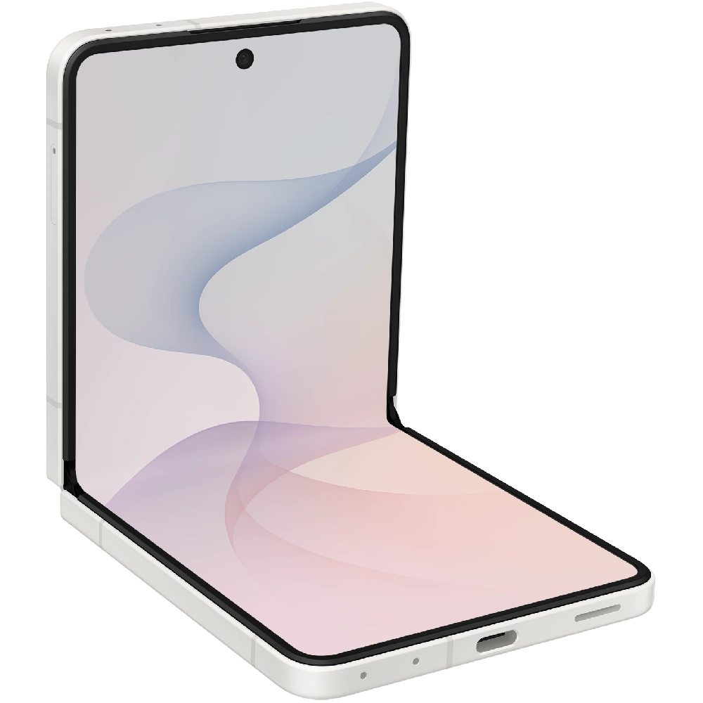 Samsung Galaxy Z Flip8 5G Dual SIM Smartphone 12GB RAM 256GB, 6.9-Inch Dynamic AMOLED 2X 120Hz Display, 50MP Dual Camera, 4300mAh, Cream - Middle East Version - Image 2