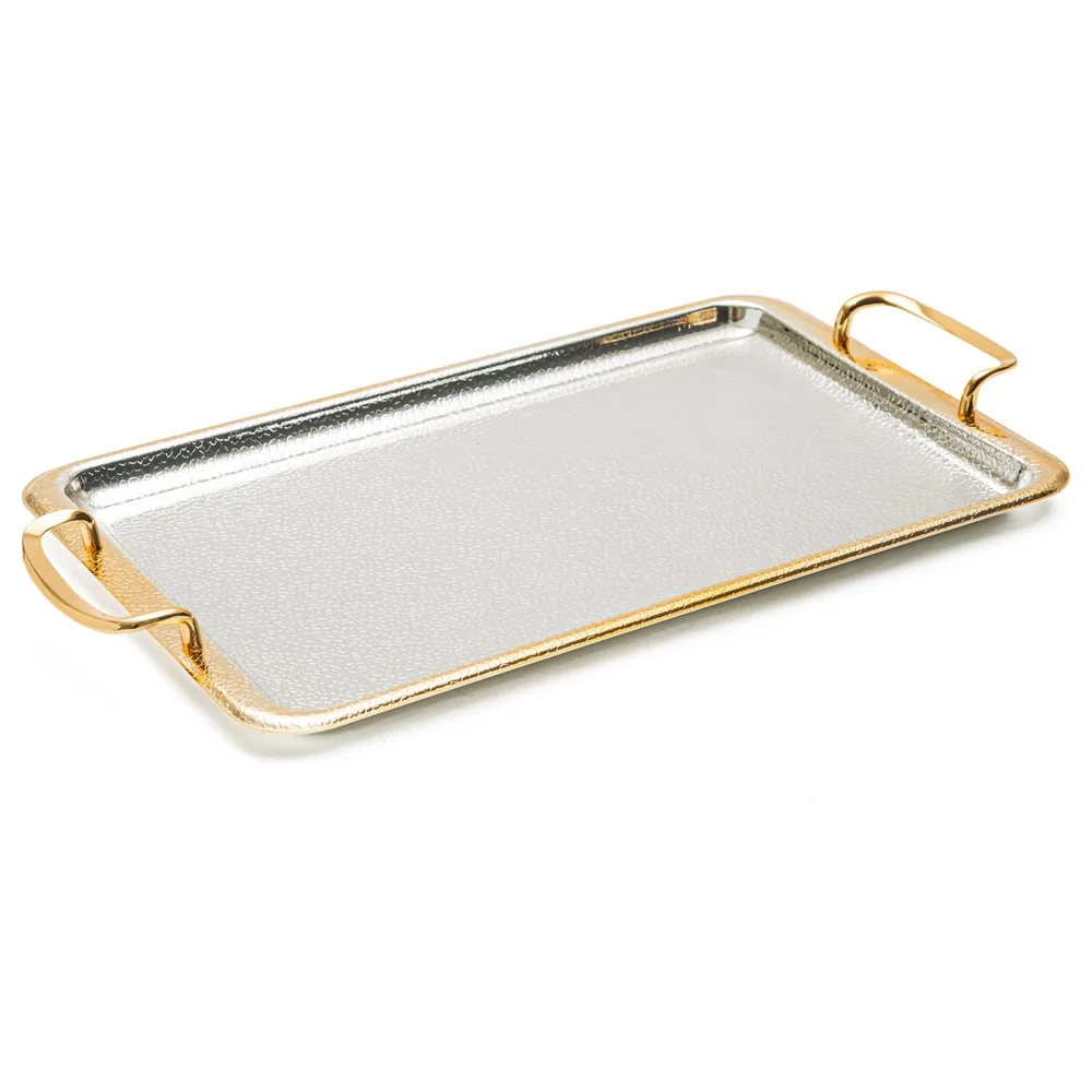 Zolten Silver Plated Rectangular Serving Tray, 42.5 cm - ZL2013953 - Image 2