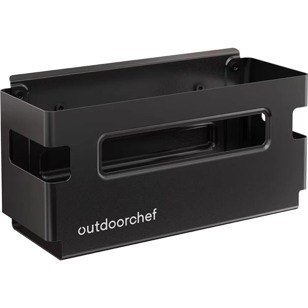 Outdoorchef Magnetic Universal Holder for Heat Gas Grill Stations, For Sauces, Spices, Drinks and Thermometers, Holds 1.5kg, Black - 14.491.79