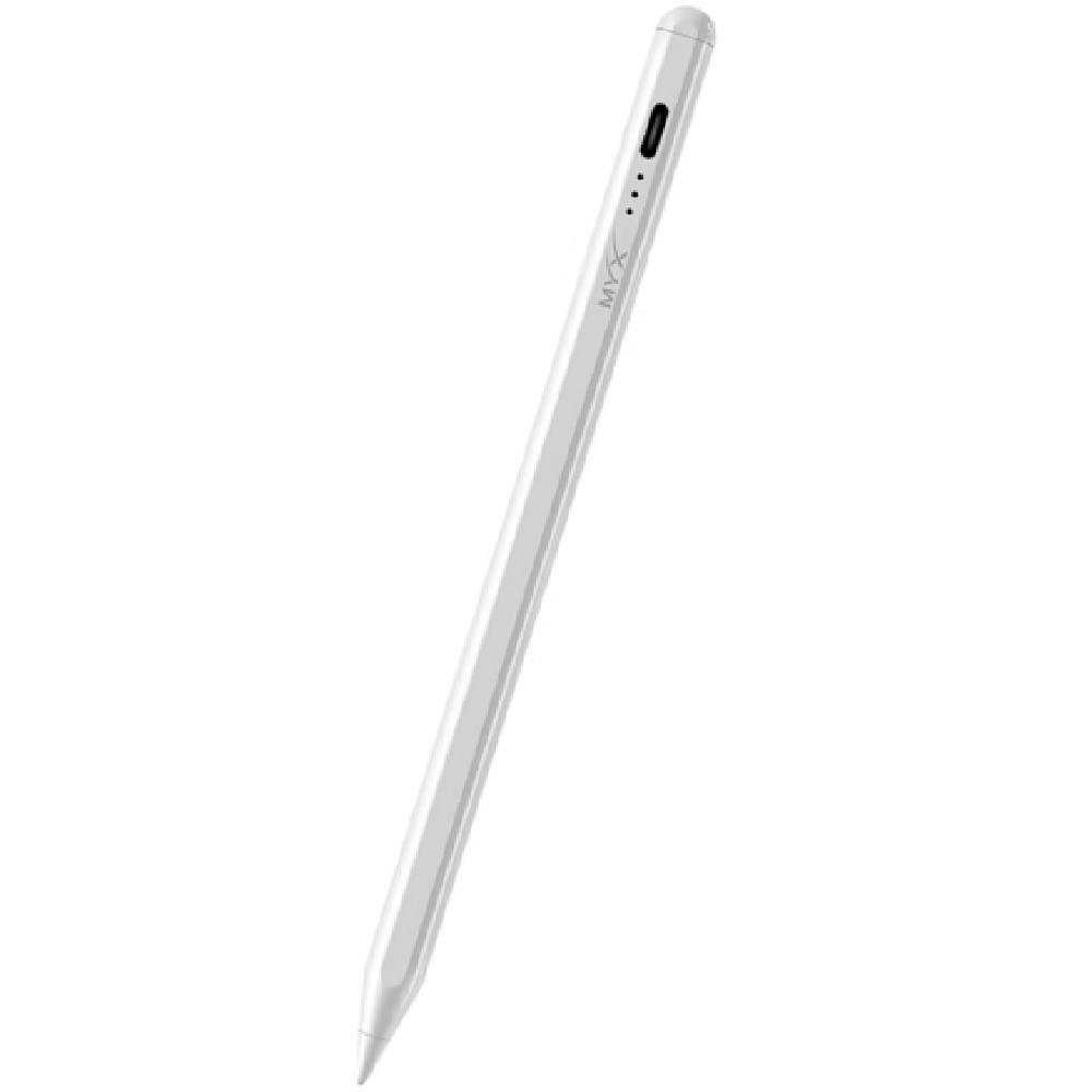 MYX Pro Glide Universal Stylus Pen with 1.5mm POM Tip, 130mAh Battery, Magnetic Attachment and USB Type C Fast Charging, GLIDE MK503