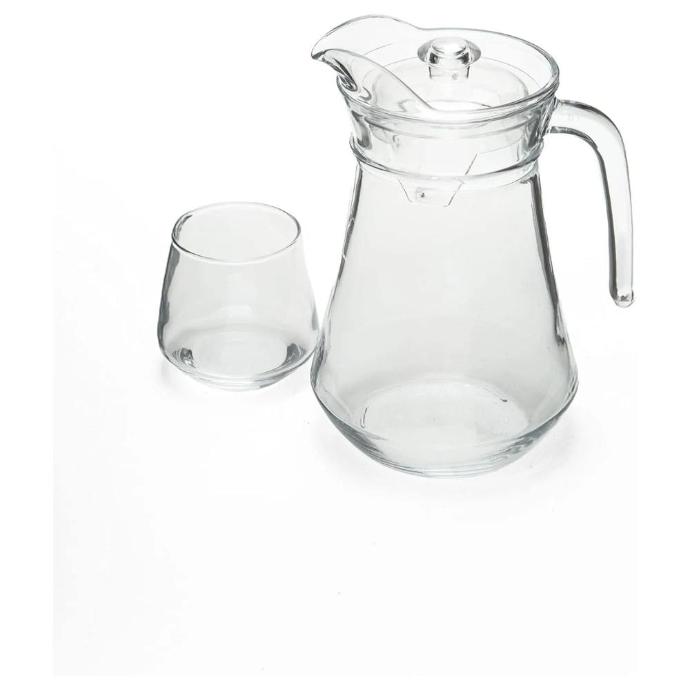 Taliona Lilly 7-Piece Clear Glass Water Set - C6913886 - Image 6