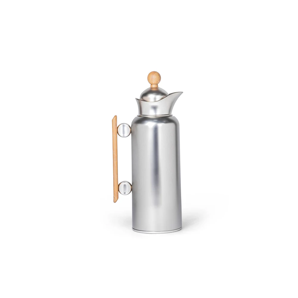 Zolten Linea Travertine 2-Piece Dishwasher-Safe Stainless Steel Vacuum-Insulated Flask Set, 0.7 L + 1 L - ZL1714709 - Image 2