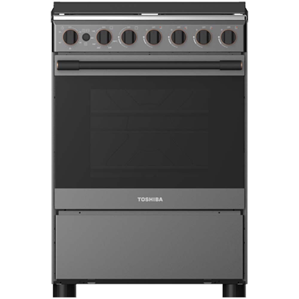 Toshiba TBA-24BMG4G089KS Gas Cooking Range, Stainless Steel