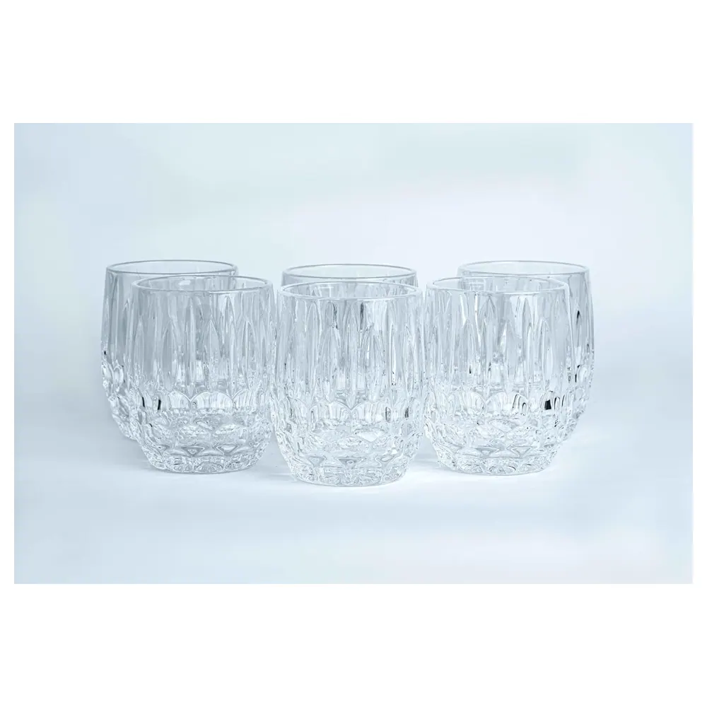 Taliona Flora 6-Piece Clear Glass Old Fashioned Tumbler Set 29 cl - C6913811 - Image 4