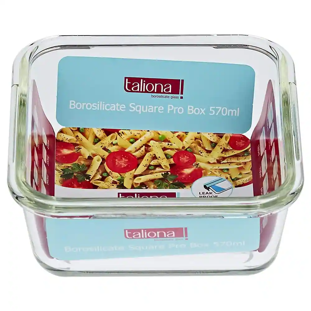 Taliona Boro Pro Borosilicate Glass Borosilicate Square Storage Box 57 cl - TL2213350 - Image 5