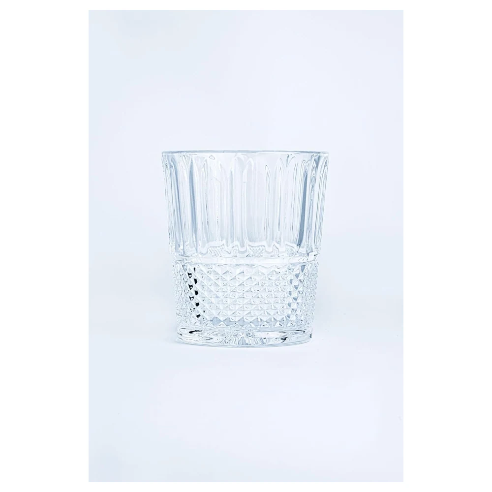 Taliona Diamond 6-Piece Clear Glass Old Fashioned Tumbler Set 32 cl - C6913815 - Image 11