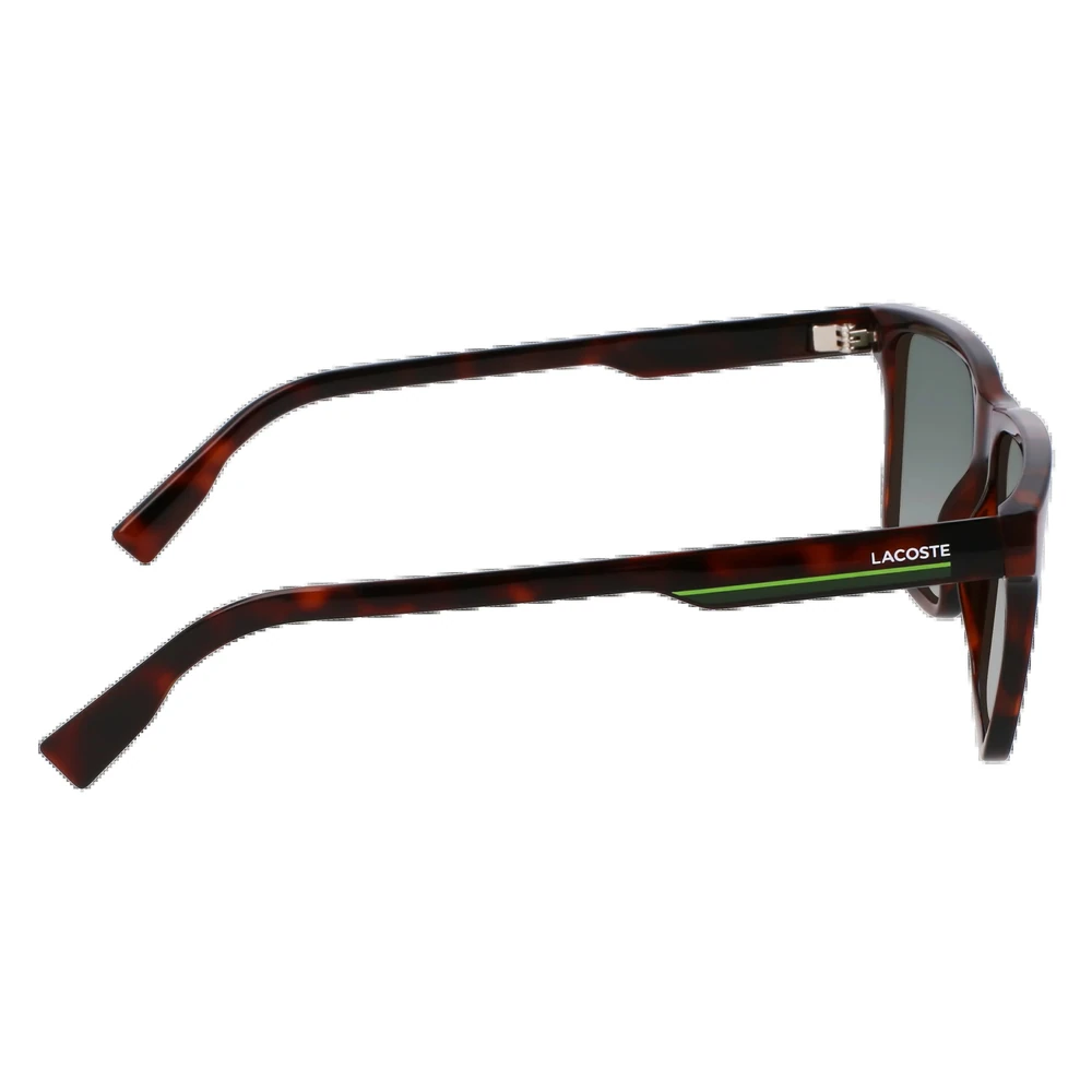 Lacoste Mens Modified Rectangle Sunglasses, Green Lenses, Full Frame - L6039SN.214 - Image 4