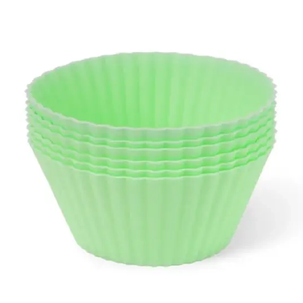 Fissman Cupcake Molds Silicone 6-Piece Mint - 7800-Mint