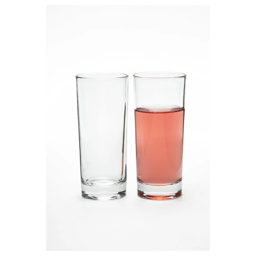 Taliona Orchid 6-Piece Clear Glass Highball Tumbler Set 31 cl - C6913874