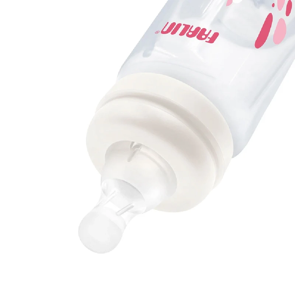 Farlin Standard Neck Polypropylene Baby Feeding Bottle Red 240ml - AB-41023 - Image 3