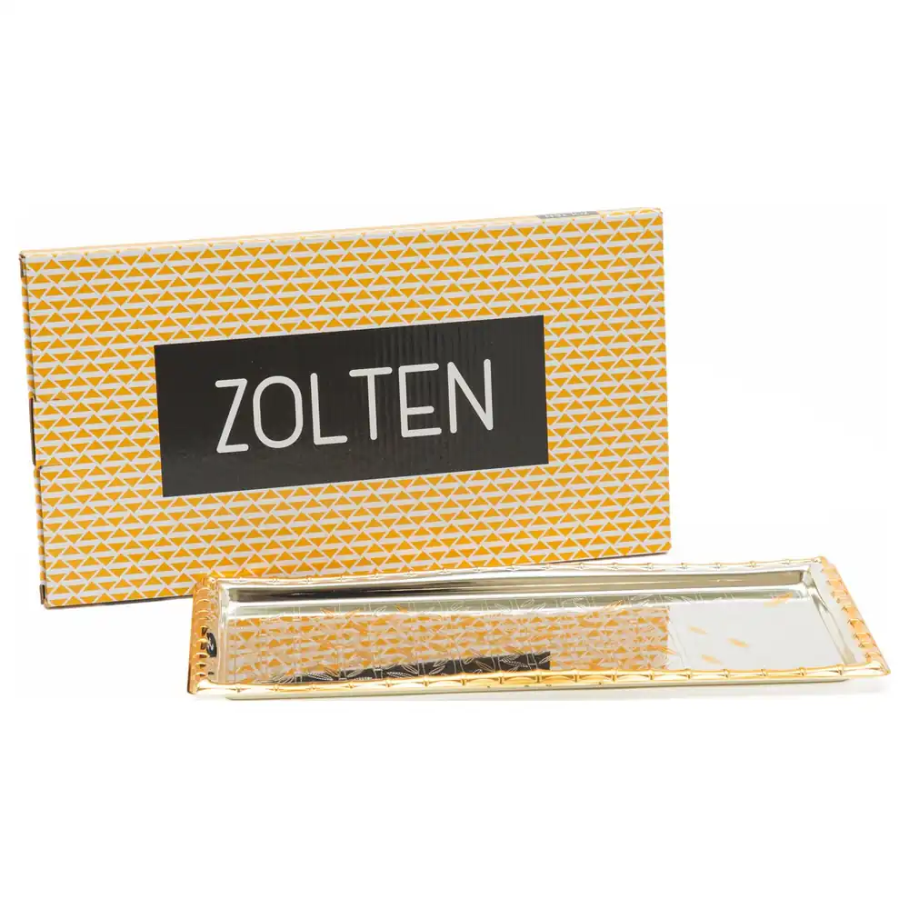 Zolten Silver Plated Rectangular Serving Tray, 32 cm - ZL2013989 - Image 4