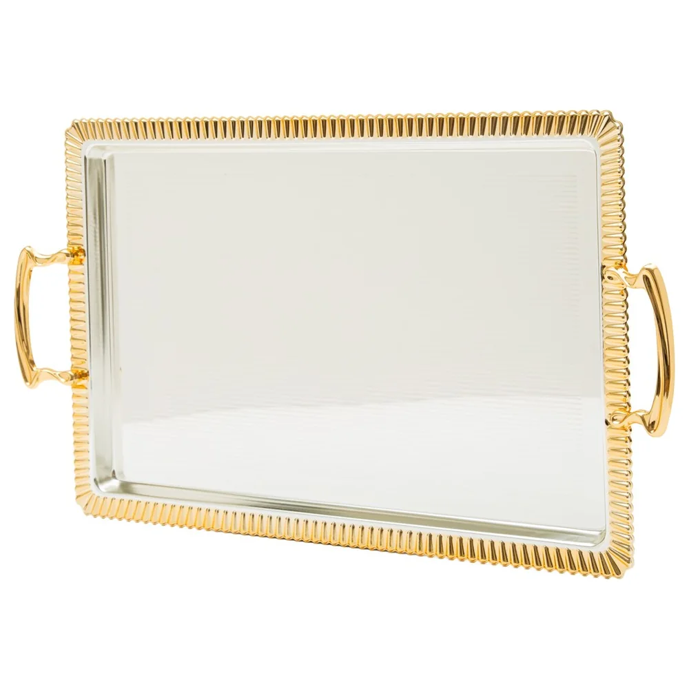 Zolten Silver Plated Rectangular Serving Tray, 43 cm - ZL2013980 - Image 3