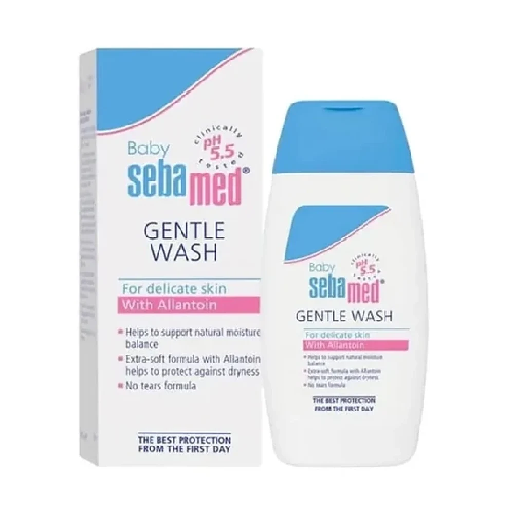 Sebamed Baby Gentle Wash with Allantoin 200ml, pH 5.5, Soap and Alkali Free - HC0103