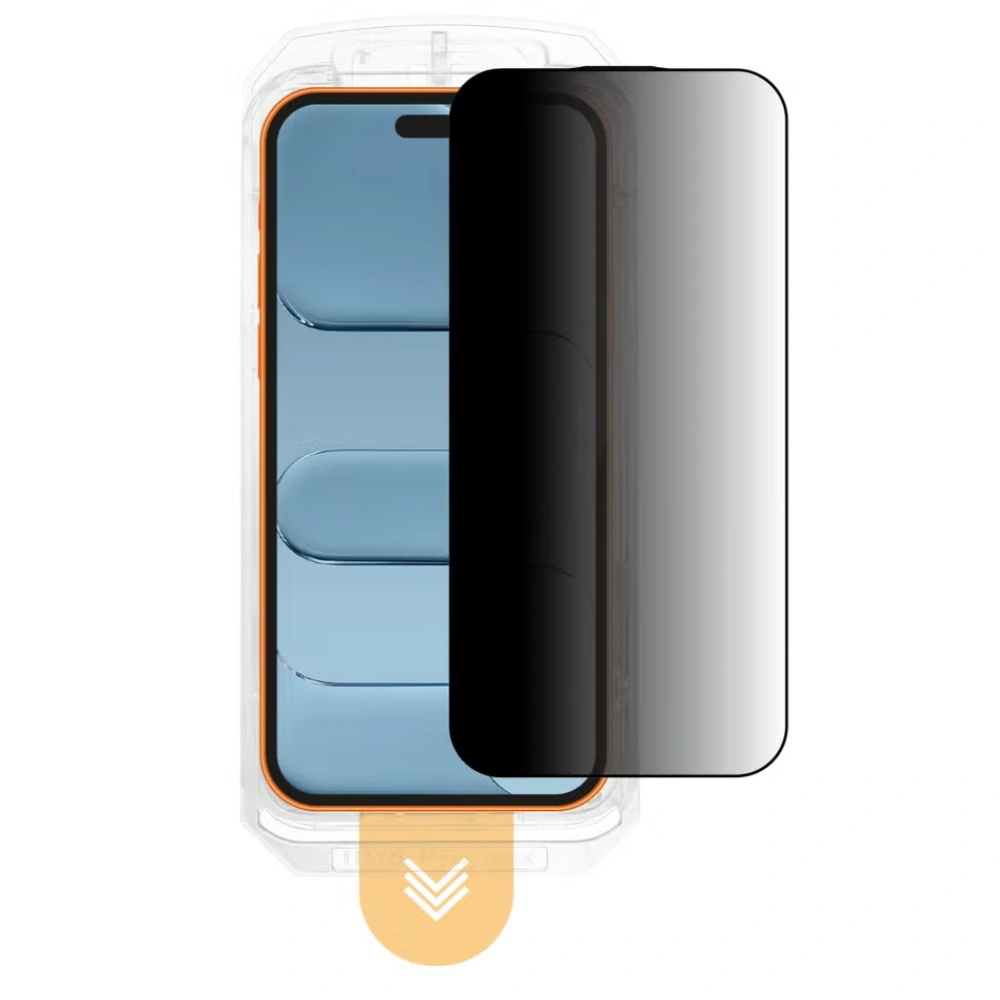 MYX Pro Magic Privacy Glass Screen Protector for iPhone 17 Pro Max, 9H Hardness, High-Aluminosilicate Glass, Privacy Filter, Transparent - MYXPVIP17PROMXSG