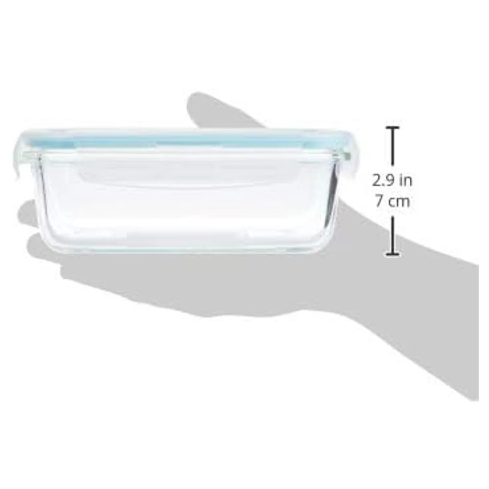 Taliona Boro Pro Borosilicate Glass Borosilicate Rectangular Storage Box 5-Piece Set - TL2213374 - Image 10