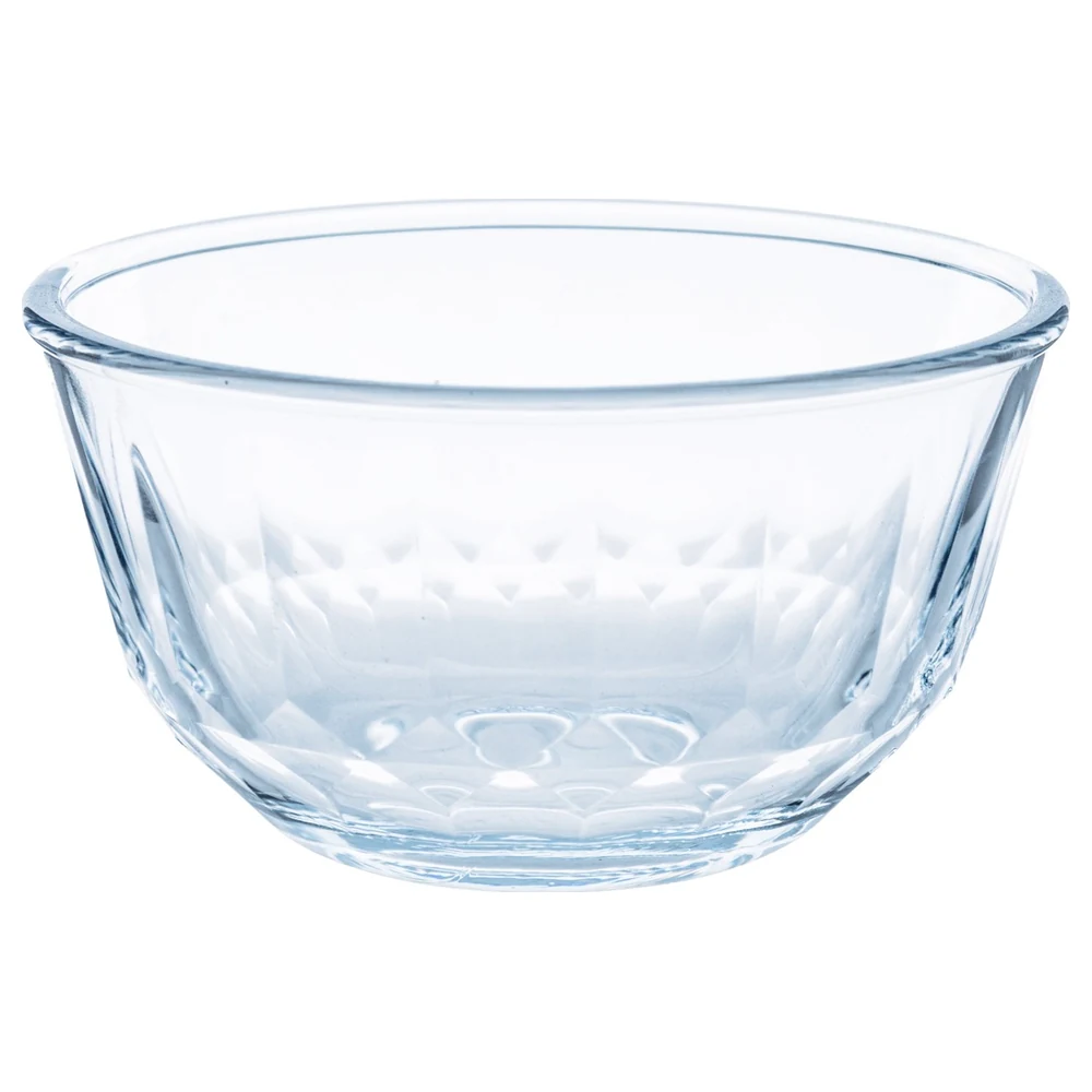 Taliona Diamond 750ml Premium Round Borosilicate Glass Mixing Bowl, Durable Transparent Kitchen Bowl for Mixing, Preparing and Serving Food - TL2213952