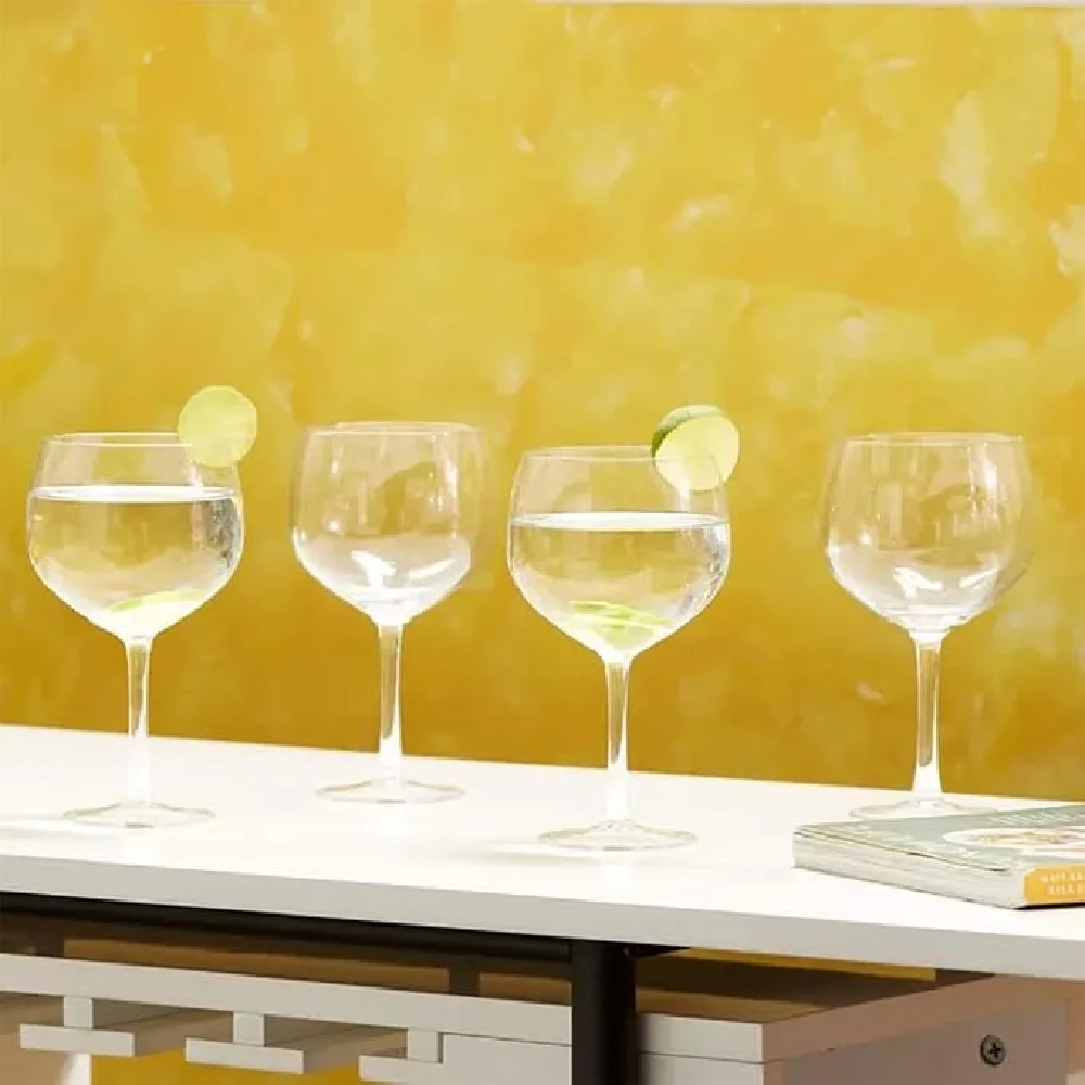 Royal Leerdam Gin and Tonic Glass Set, 4-Piece 650ml Large Cocktail Goblets, Clear Glass for Gin, Cocktails & Long Drinks - 210262 - Image 2