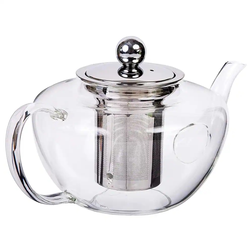 Taliona Classic Borosilicate Glass Tea Pot with Stainless Steel Filter & Lid 600 ml - TL2213436 - Image 6