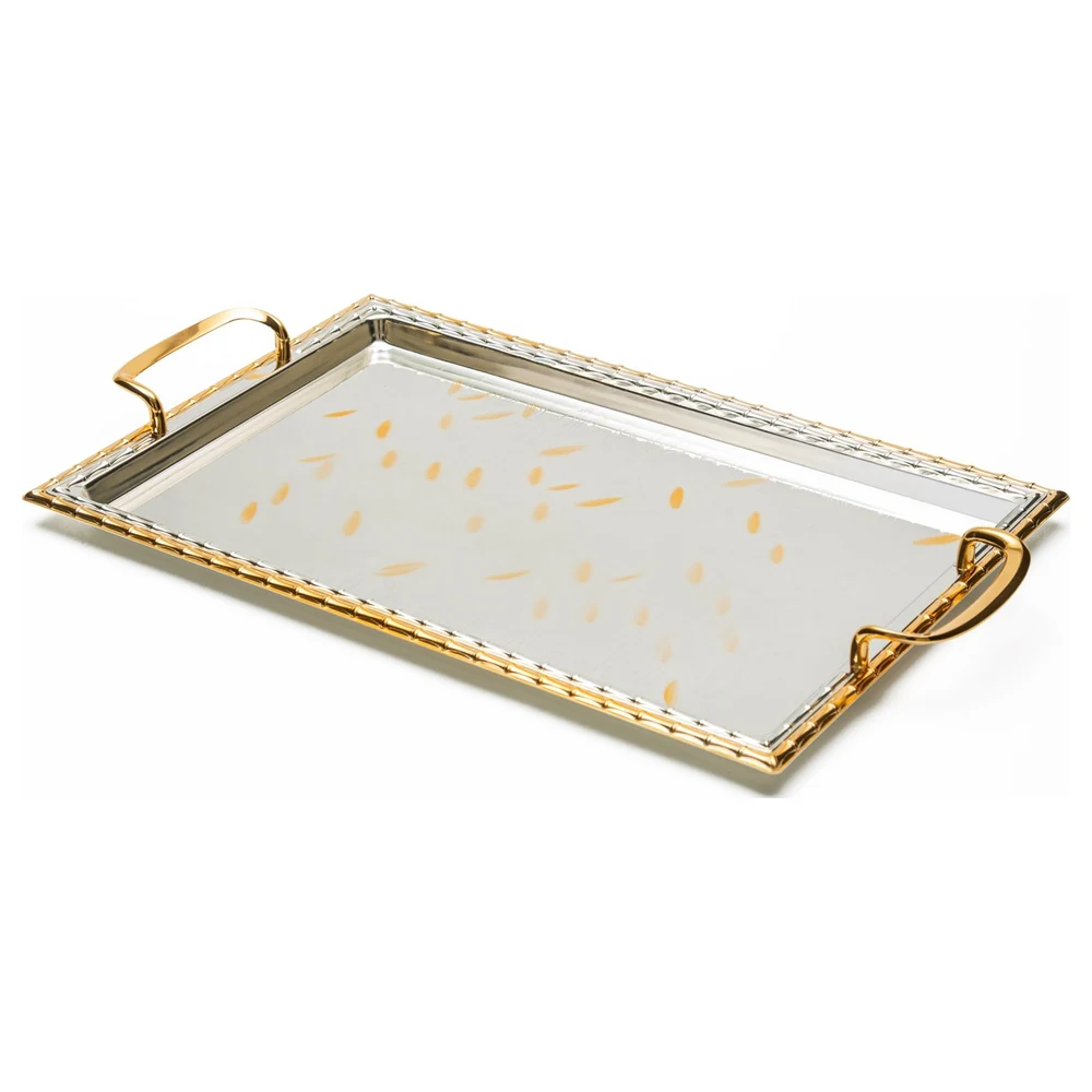 Zolten Silver Plated Rectangular Serving Tray, 50 cm - ZL2013960 - Image 3