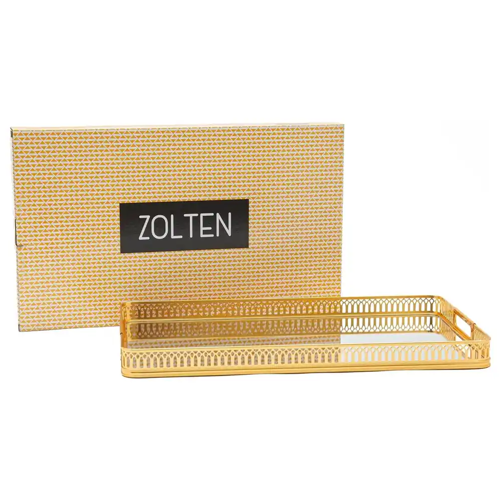 Zolten Silver Plated Rectangular Serving Tray, 49.5 cm - ZL2013866 - Image 5