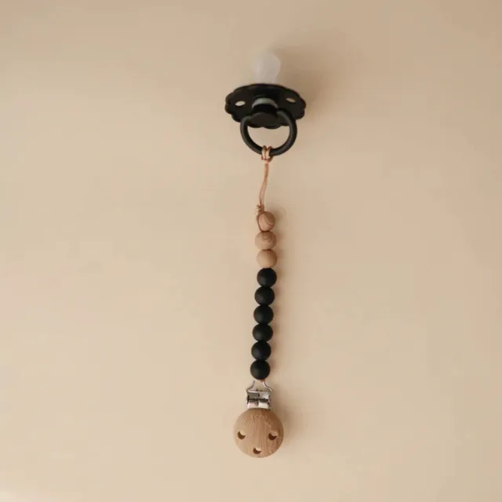 Mushie Pacifier Clips Eva Black - MU2090014 - Image 2