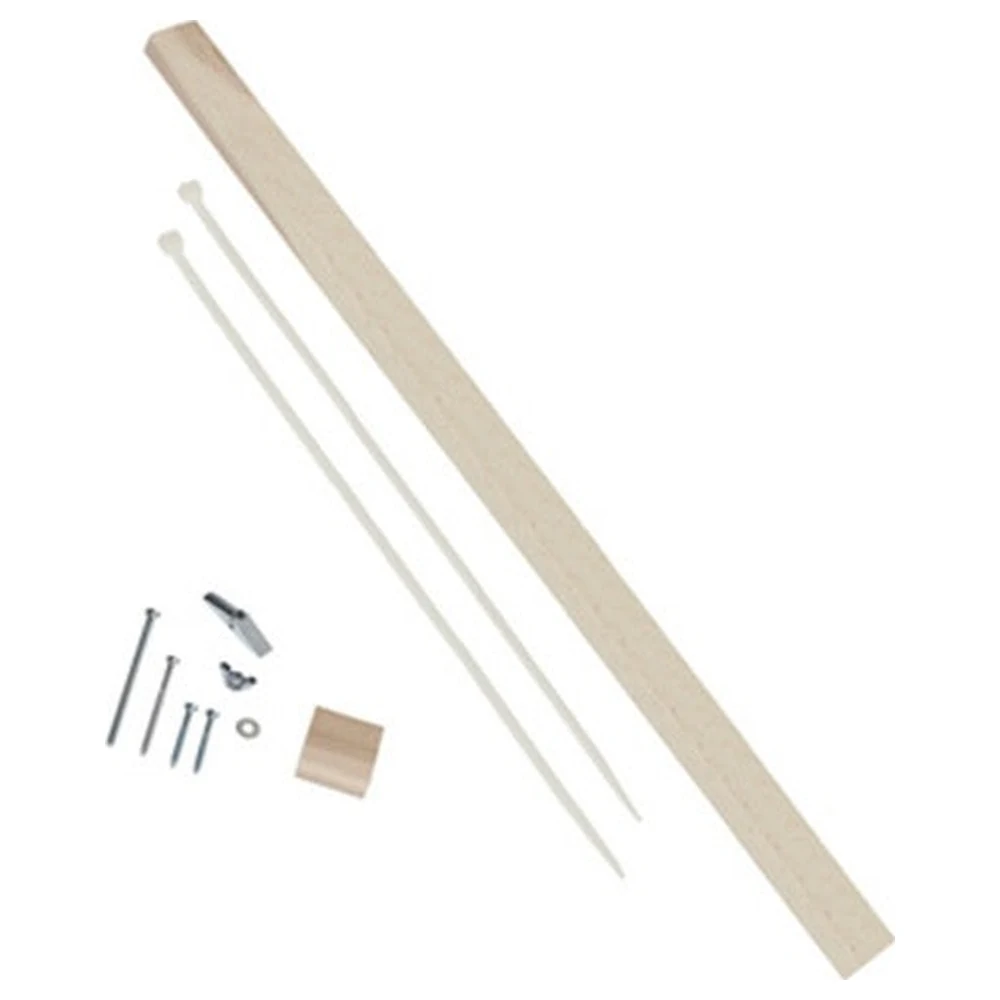 KidCo Gate Installation Kit for Mounting Baby Gates to Wood Banisters, Drywall and Wrought Iron, with 36 Inch Hardwood Board and Fasteners - K100 - Image 5