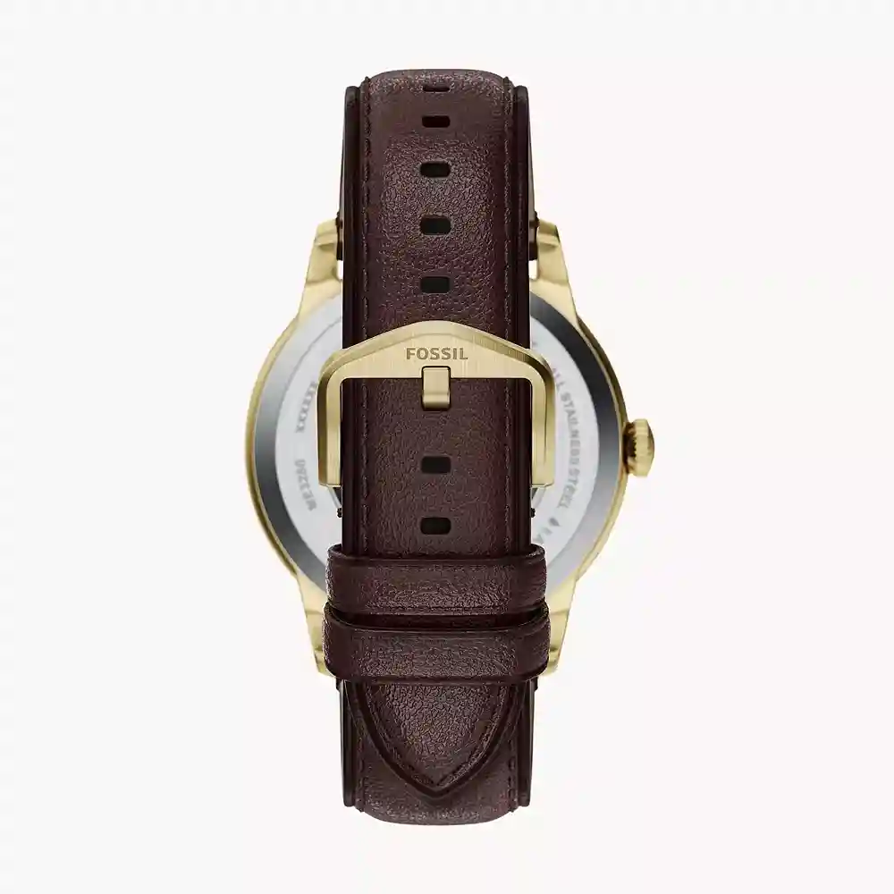 Fossil Townsman 44mm Automatic Brown Leather Watch - ME3286 - Image 2