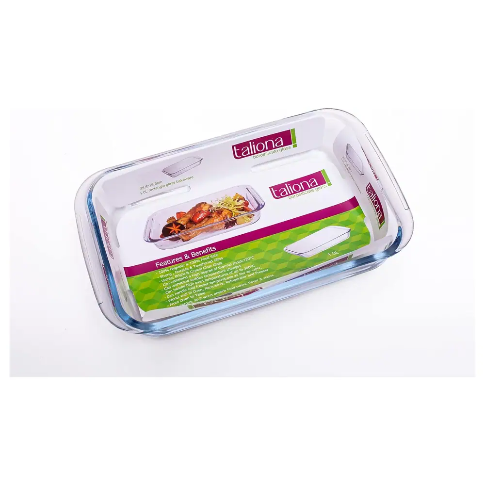 Taliona Rectangular Borosilicate Glass Bakeware 1 L - TL2213507 - Image 4