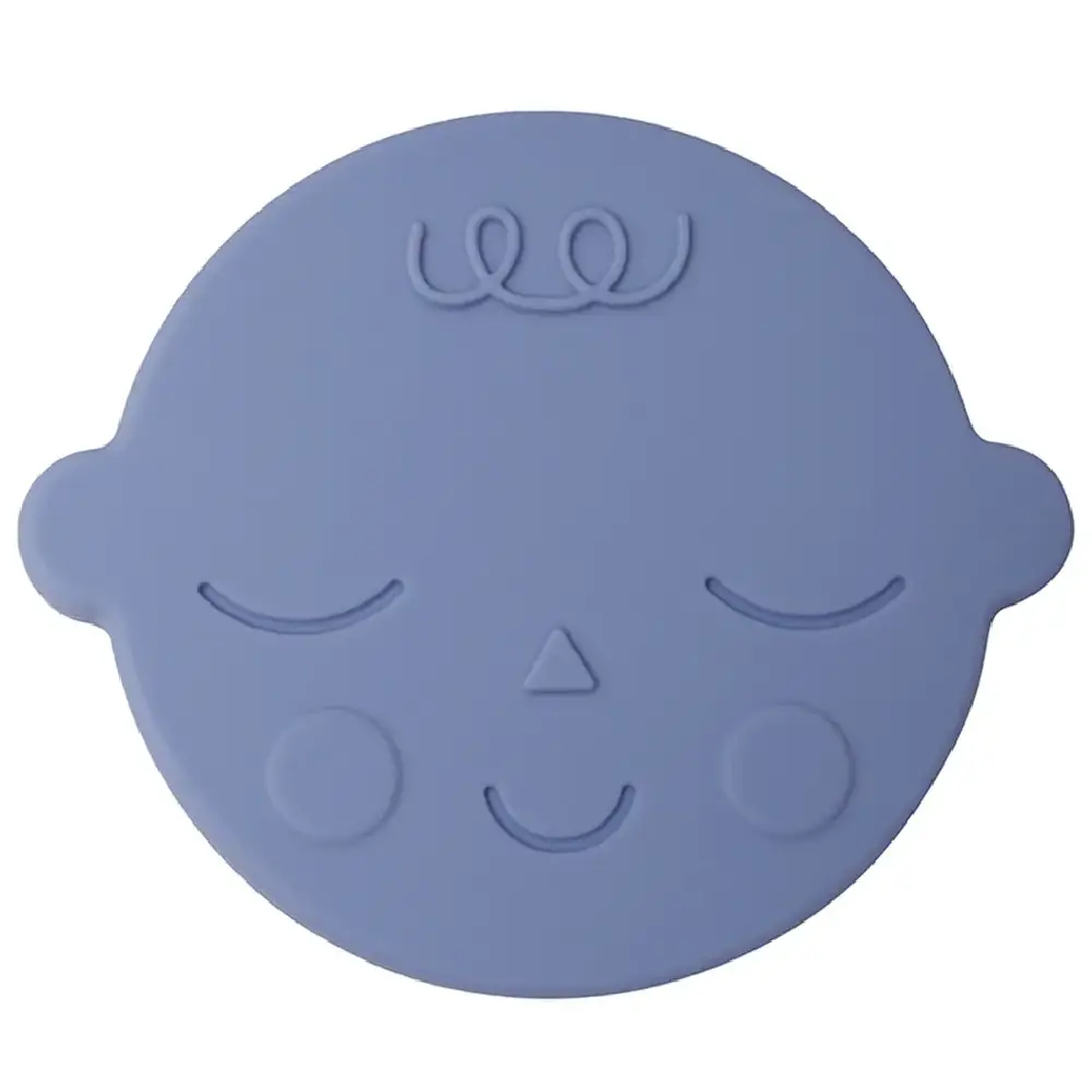 Mushie Teether Face Blueberry - MU2560318