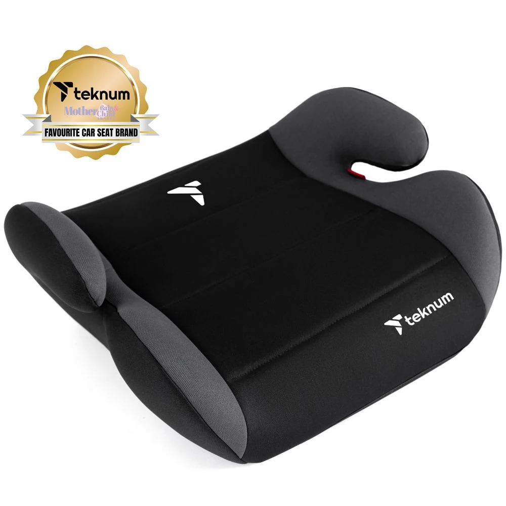 Teknum TK_CSB_BL Car Seat Booster Pluto, Black - Image 6