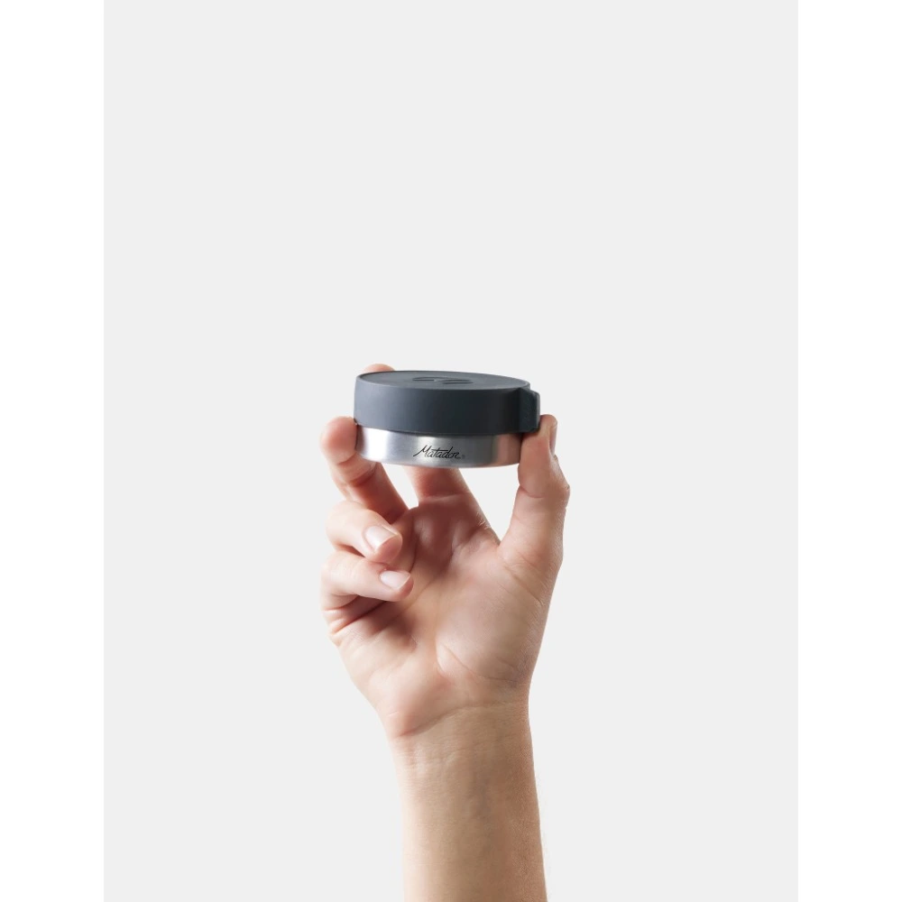 Matador Waterproof Travel Canister 100ml, IPX7 Submersible Aluminium Container, Silicone Cap, TSA Friendly, Grey - MATCANL1001G - Image 2