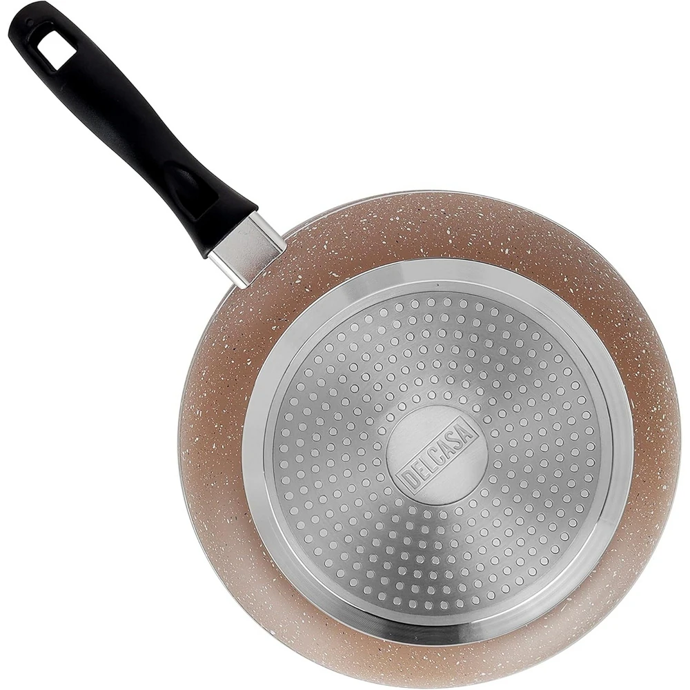 Delcasa DC1889BGE 10-Piece Non-Stick Cookware Set, Aluminum Granite Coating, Bakelite Handles, Glass Lids, Multi - Image 9