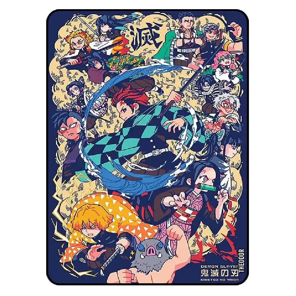GulfDealz Soft Shell Case for Samsung Galaxy Tab A7 10.4 (2022) with Anime Character Art Print, Navy Blue
