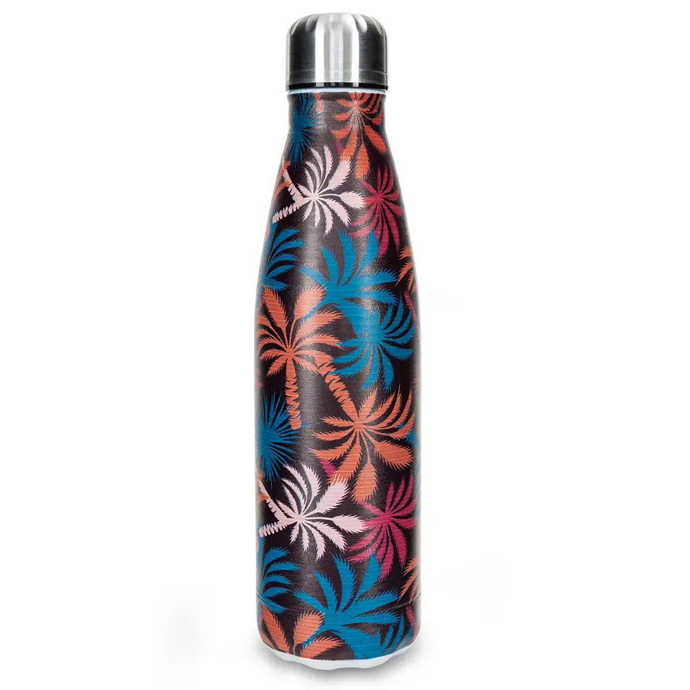 Hydrobrew Double Wall Stainless Steel Water Bottle Midnight Tropics 500ml - HB_WBSS500PRN_TRPU - Image 3