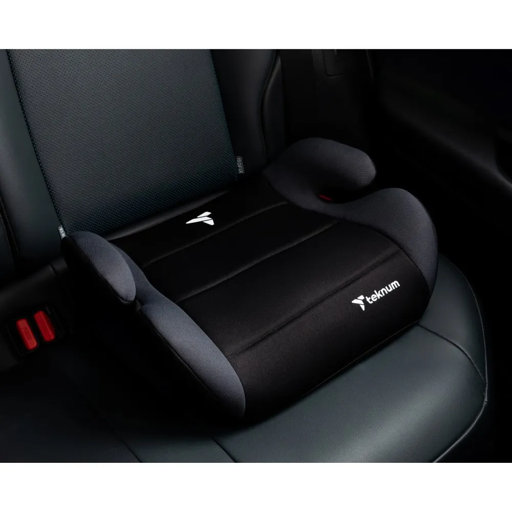 Teknum TK_CSB_BL Car Seat Booster Pluto, Black - Image 3