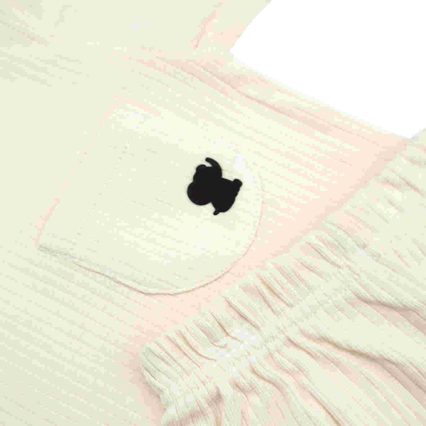 Babies Basic Ribbed Cotton Short Sleeves T-shirt and Plain Shorts Set 0-3 Months Cream M723-TO-CRE-0-3-2PC - Image 6