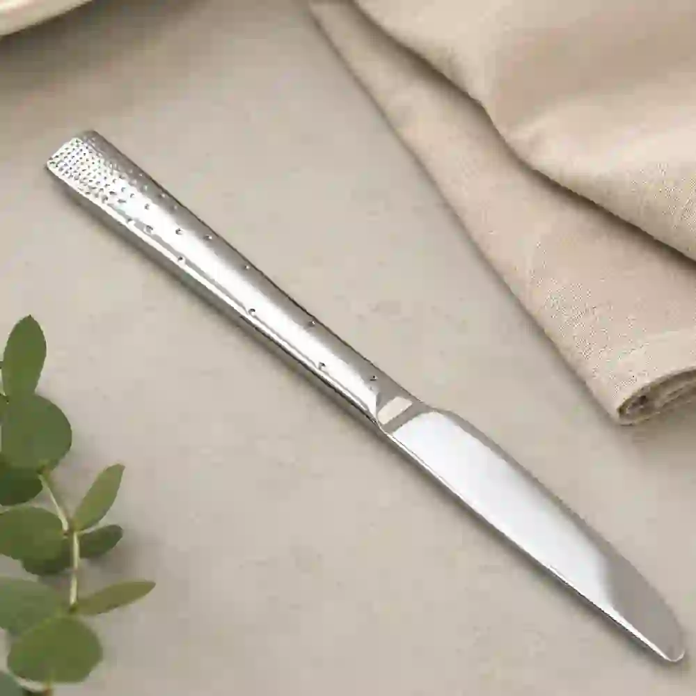 Zolten Aero Dishwasher-Safe Stainless Steel Table Knife Set 2-Piece - ZL0714521 - Image 3