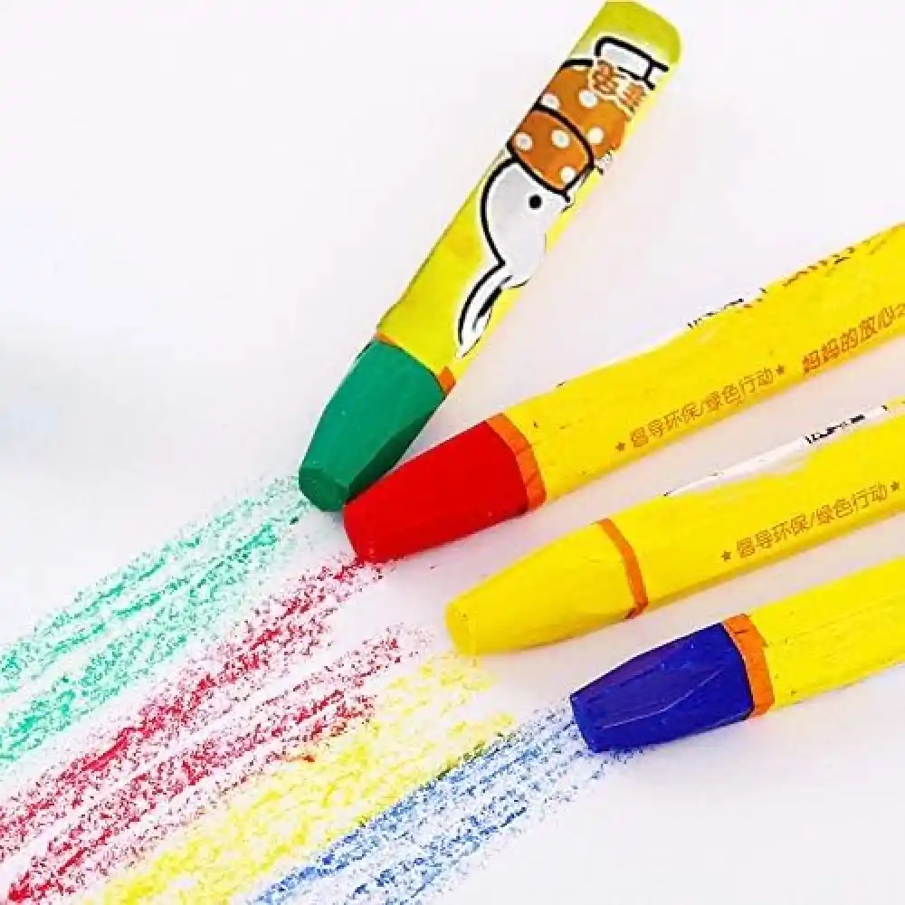 GulfDealz Soft Oil Pastel Set 18 Assorted Colours for Artists and Students, Drawing, Painting and Graffiti School Art Supplies, Pack of 18 - Image 2