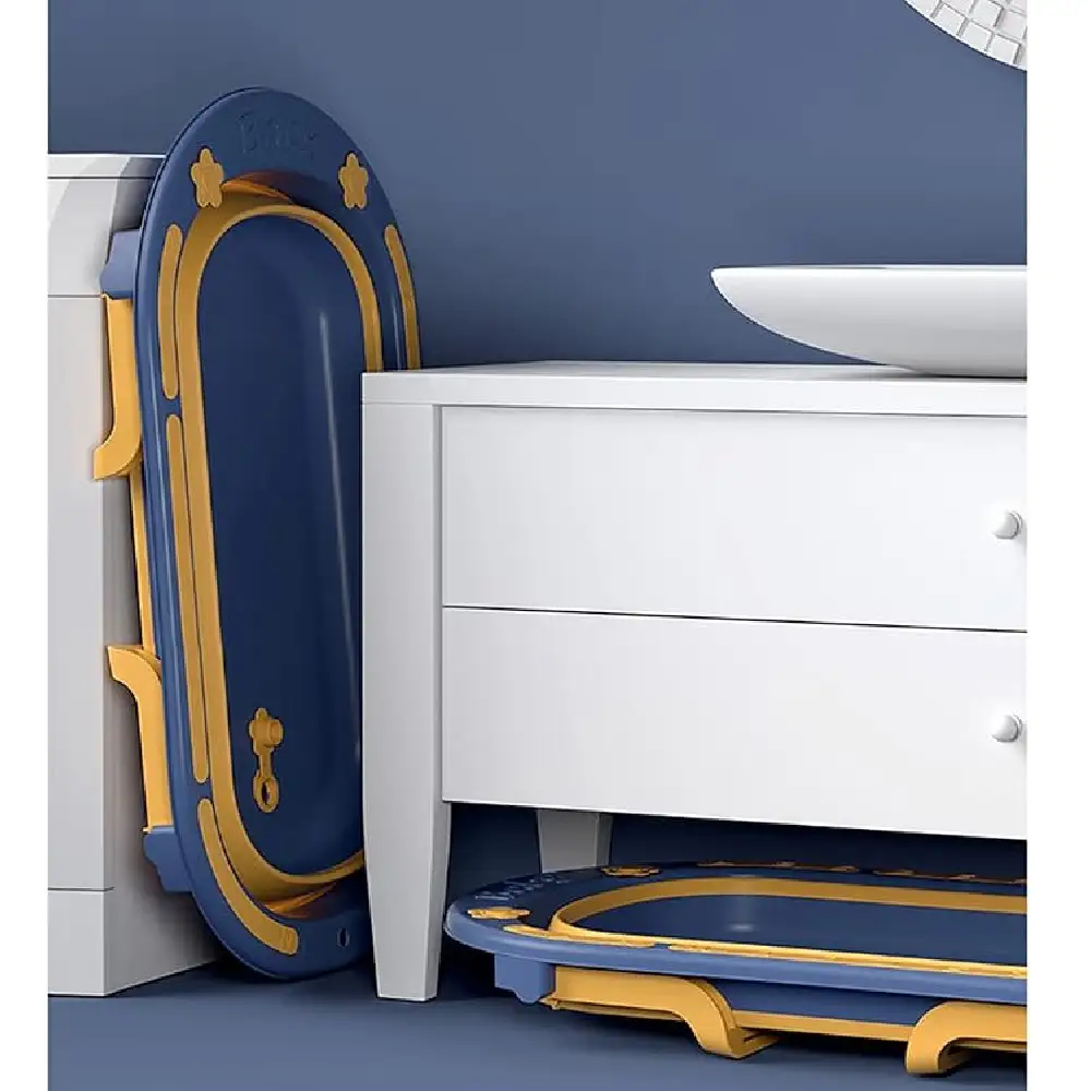 Eazy Kids Folding Bath Tub Blue - Image 5