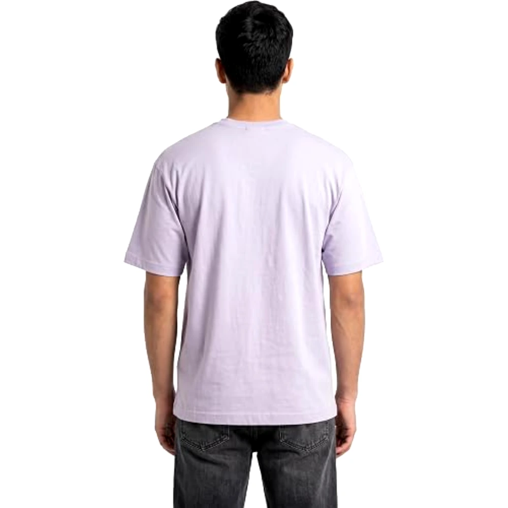 Disney Lilo and Stitch Ukulele Men T-Shirt, 100 Percent Cotton, Crew Neck, Oversized Fit, Casual Wear, Size L, Lilac - TU26191-L - Image 3