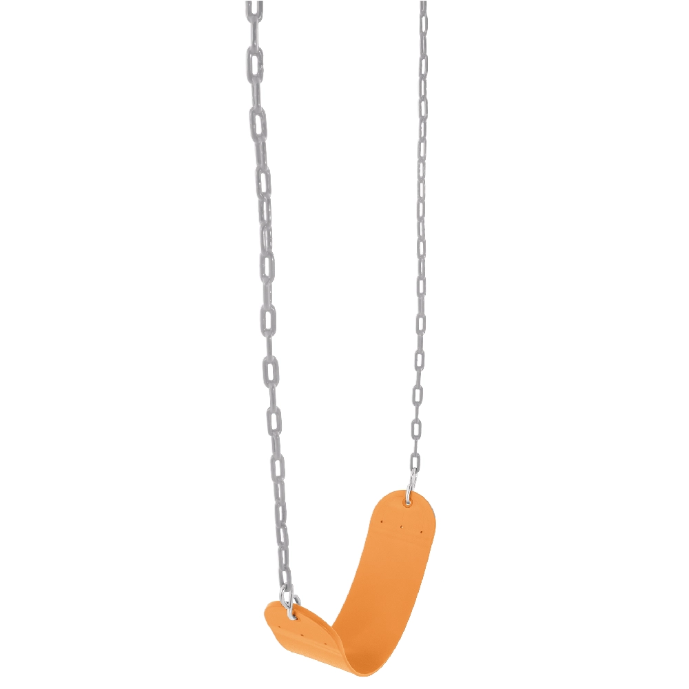 Intex Adjustable Swing Seat with Plastisol Chains - Height Adjustable, Rust Resistant, Ages 3-10, 50kg Capacity, Orange - 44004 - Image 3