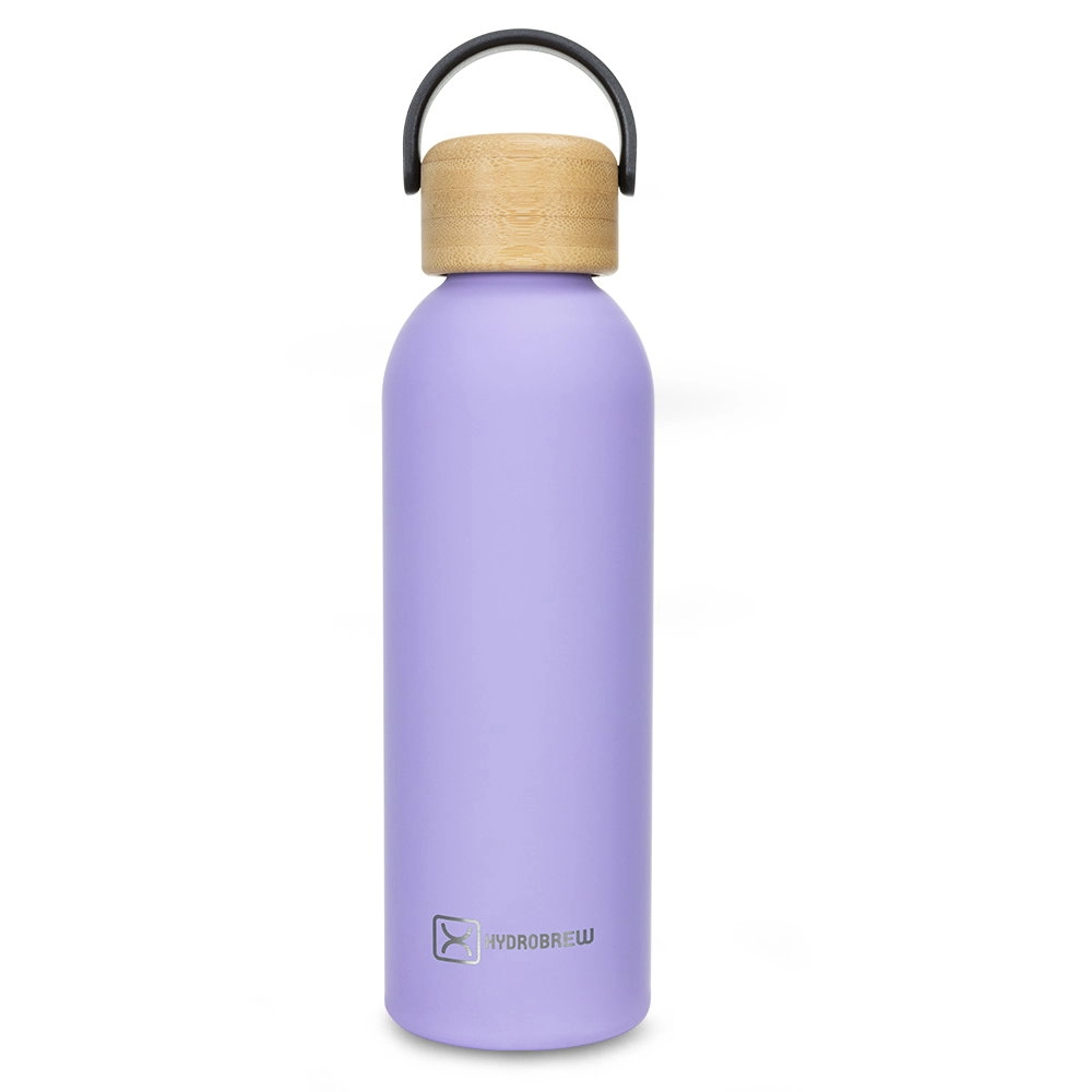 Hydrobrew Double Wall Stainless Steel Water Bottle Purple 500ml - HB_WBSS500RUB_PU