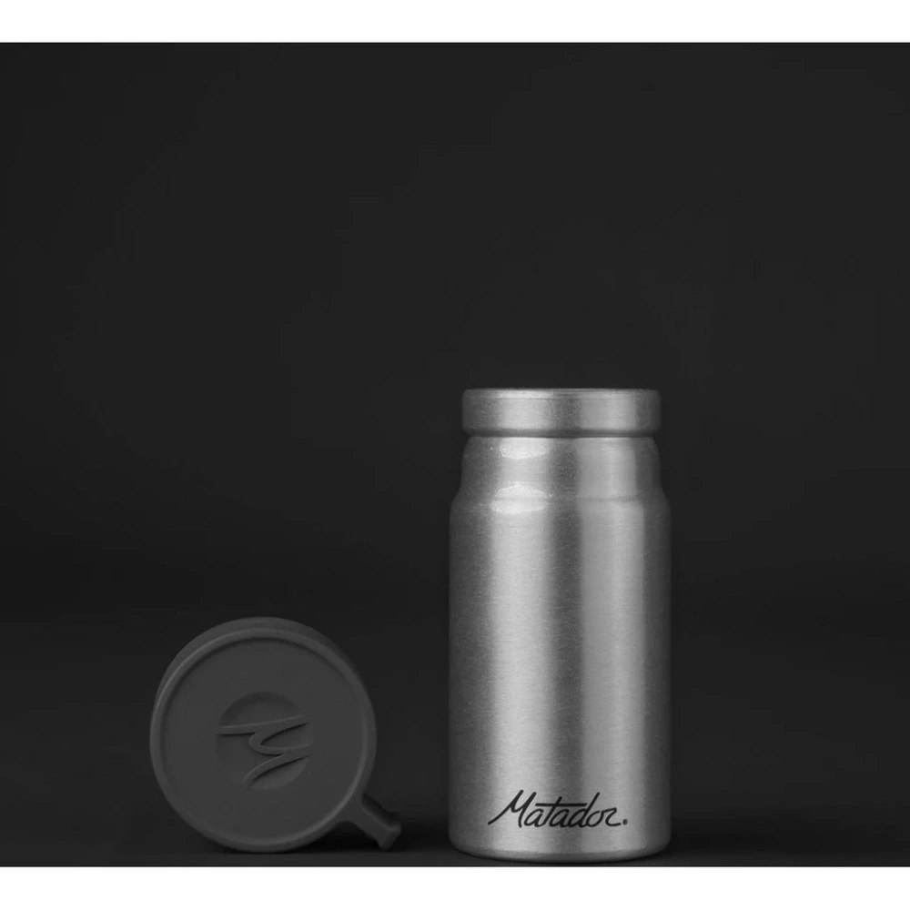 Matador Waterproof Travel Canister 40ml, IPX7 Submersible Aluminium Container, Silicone Cap, TSA Friendly, Grey - MATCANS1001G - Image 8