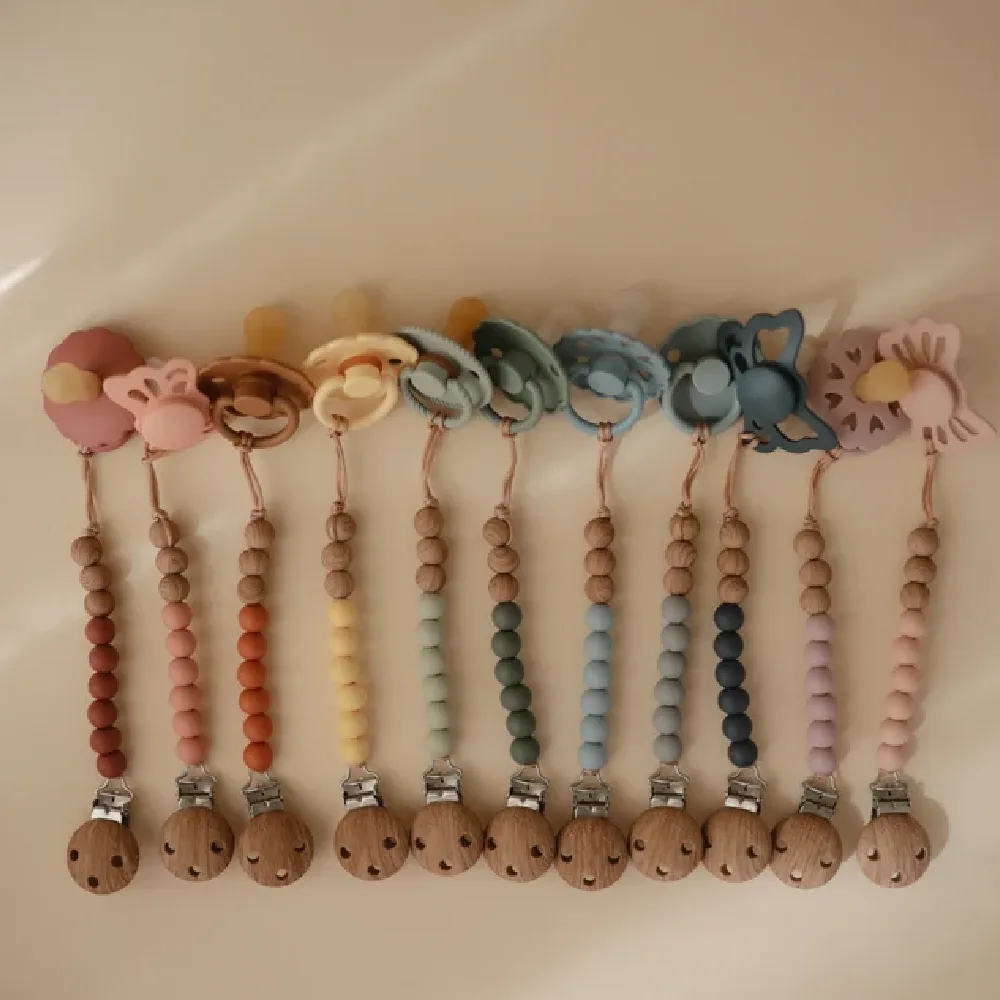 Mushie Pacifier Clips Eva White - MU2090215 - Image 4