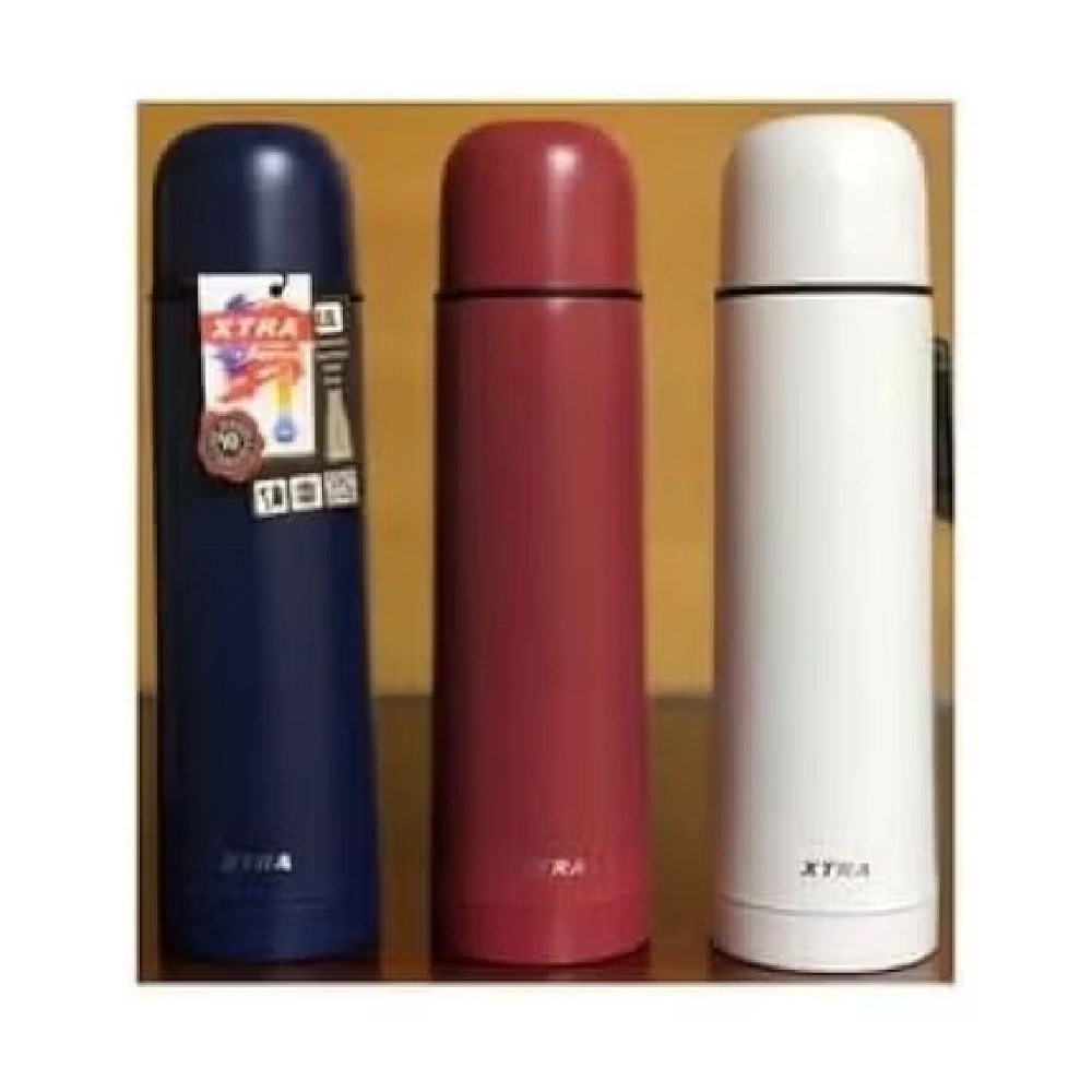 Xtra Double Wall Water Bottle With Color Coating, Assorted Colors Stainless Steel 1.0L - 3019068