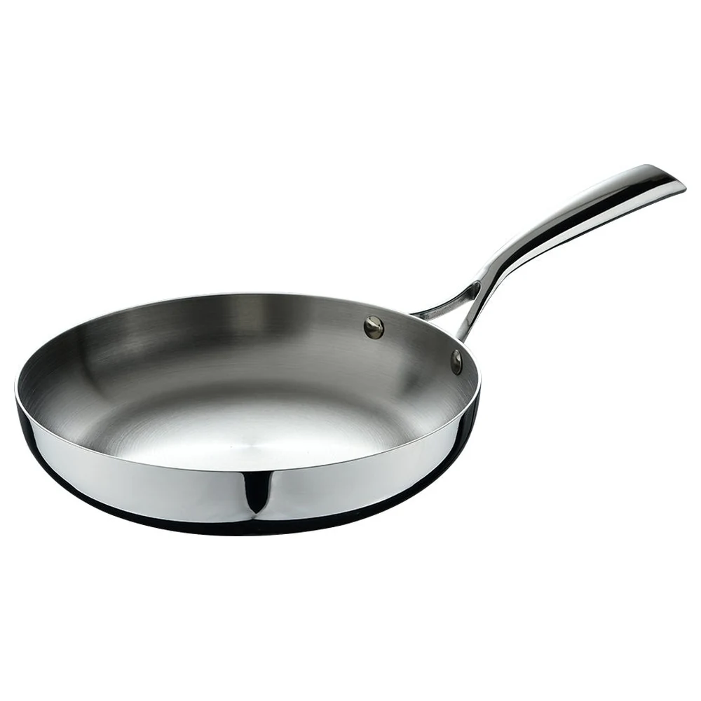 Bergner Glamour Tri-Ply 18-10 Stainless Steel Frying Pan for Induction, Gas and Electric Hobs 26 X 5.3 cm - BG31837MM