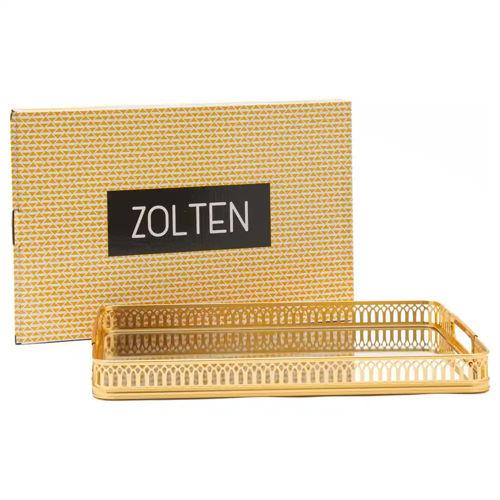 Zolten Silver Plated Rectangular Serving Tray, 56 cm - ZL2013865 - Image 4