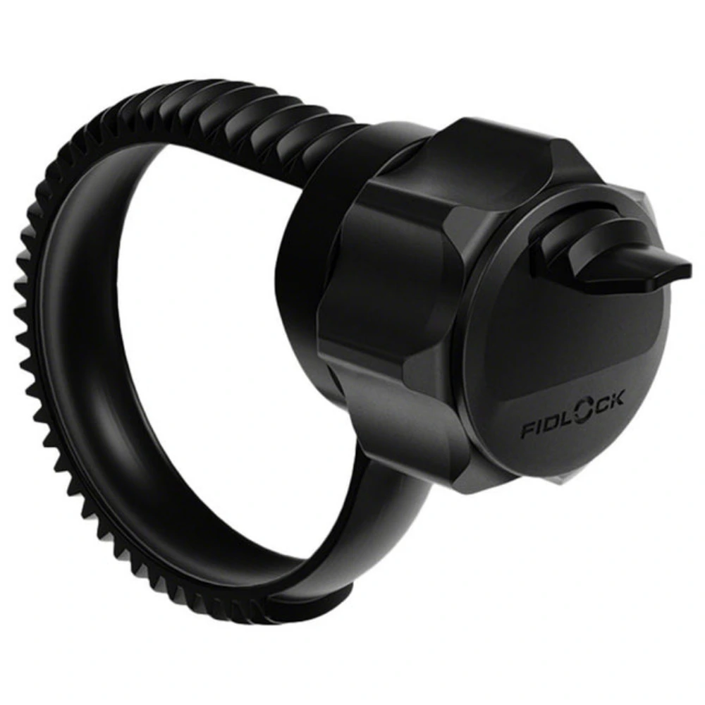 FIDLOCK Universal VACUUM Handlebar Base Flex, Magnetic Smartphone Mount for Bicycles, Scooters & Strollers, 360 Degrees Rotatable, Black - VB-0000C-P0002(BLK)
